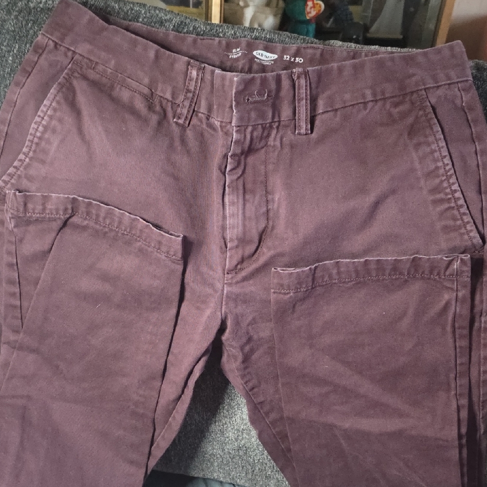 Old Navy Dark Brown Slim Cargo Pants